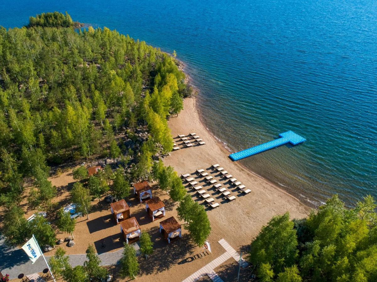 Hotel Rixos Borovoe Shchūchīnsk Exteriér fotografie Aerial view of the beach